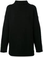 Funnel Neck Sweater - Women - Cashmere - S, Black, Cashmere, Alexander Mcqueen