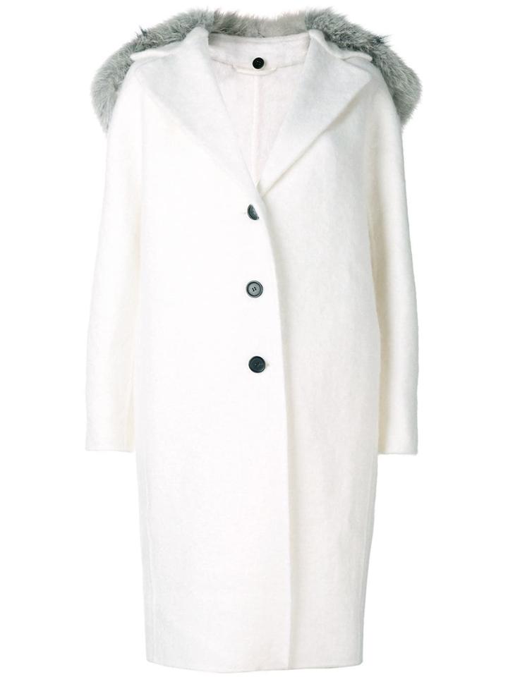 Ermanno Scervino Fur Coat - White