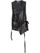 Ann Demeulemeester Sleeveless Leather Top