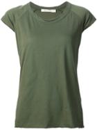 Nili Lotan Shortsleeved T-shirt, Women's, Size: Large, Green, Cotton