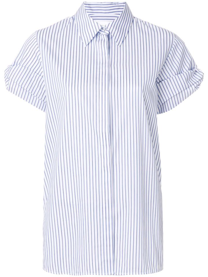 Victoria Beckham Shortsleeved Shirt - Blue