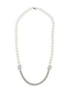 Misbhv Contrast Style Necklace - White