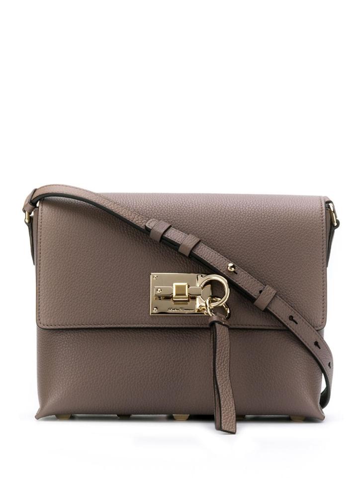 Salvatore Ferragamo Flap Studio Cross Body Bag - Neutrals