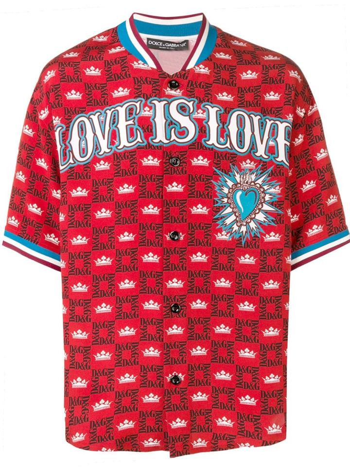 Dolce & Gabbana Devozione Soccer Shirt - Red