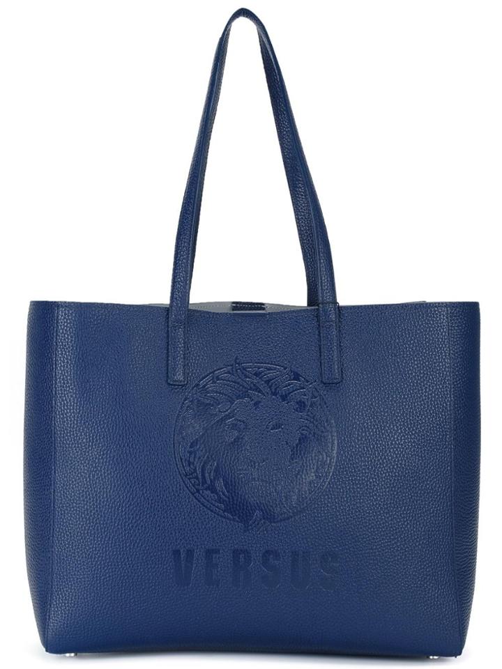 Versus Large Double Straps Tote - Blue