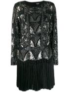Just Cavalli Sequin Embellished Dress - Black