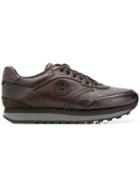 Baldinini Embossed Logo Sneakers - Brown