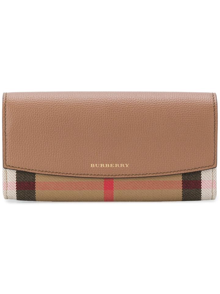 Burberry Flap Purse - Nude & Neutrals