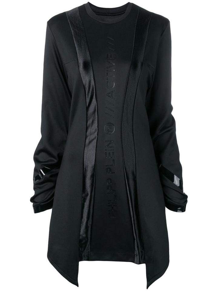 Philipp Plein Oversized Sweater Dress - Black