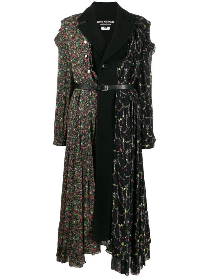 Junya Watanabe Belted Waist Coat - Black