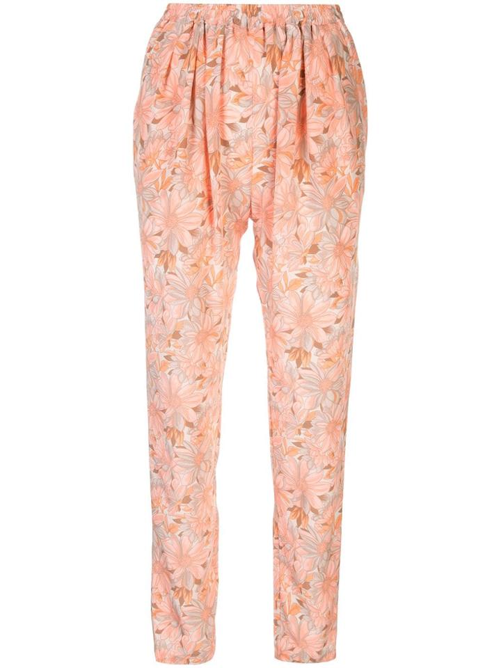 Stella Mccartney Floral Trousers - Pink