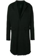 Thom Krom Single-breasted Fitted Coat - Black