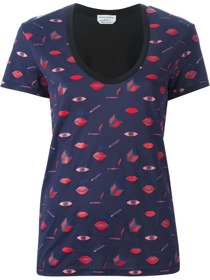 Sonia Rykiel Allover Print T-shirt