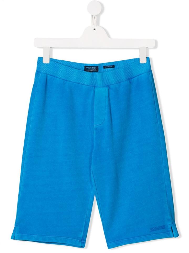 Woolrich Kids Track Shorts - Blue