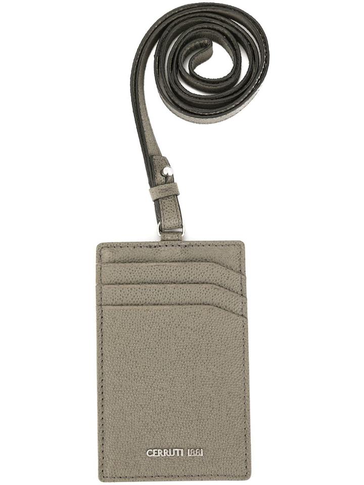 Cerruti 1881 Grey Leather Cardholder