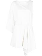 Zadig & Voltaire Fashion Show Sequined Asymmetric Dress - White