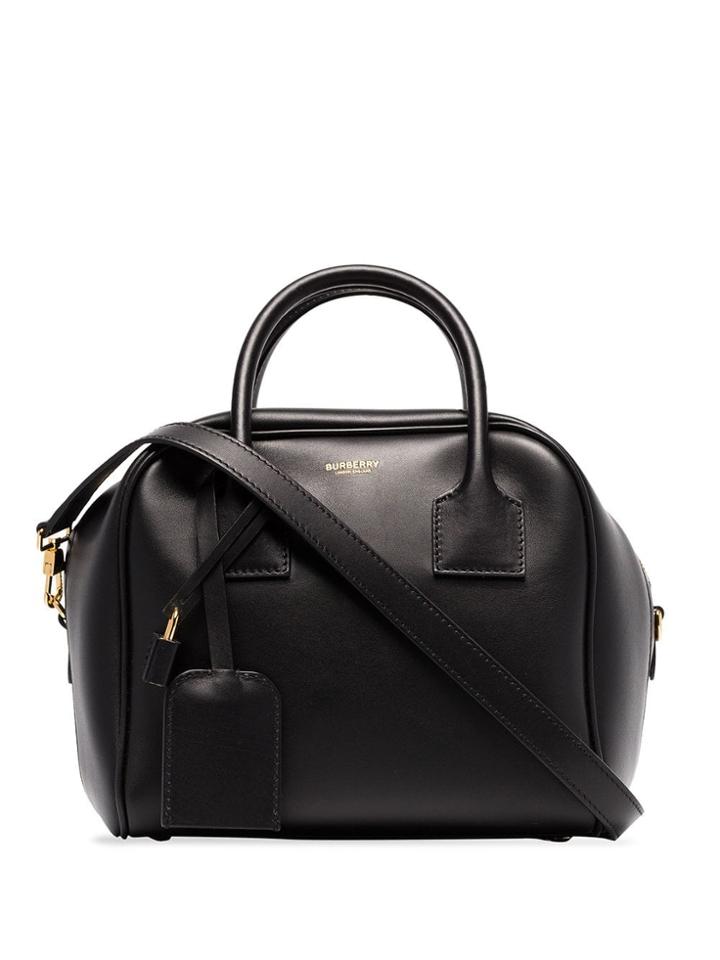 Burberry Burb Sml Bowling Lthr Tote - Black