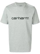 Carhartt Heritage Logo Print T-shirt - Grey