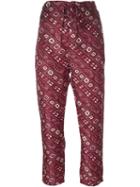 Isabel Marant 'trina' Trousers, Women's, Size: 38, Red, Silk