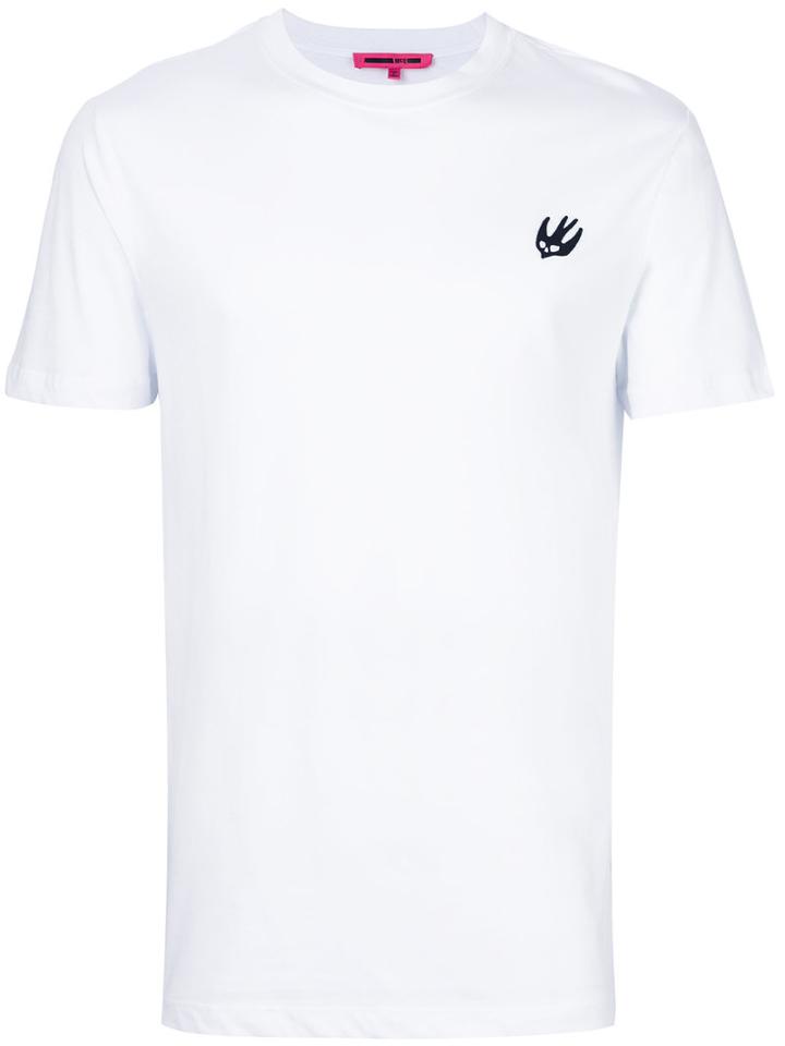 Mcq Alexander Mcqueen - Swallow Intarsia T-shirt - Men - Cotton - Xs, White, Cotton