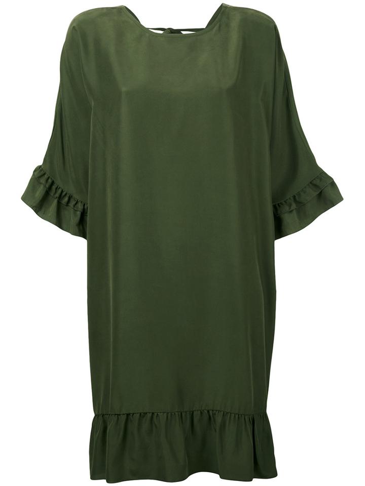 P.a.r.o.s.h. - Sia Dress - Women - Silk - S, Green, Silk