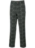 Comme Des Garçons Vintage Swirl Printed Trousers - Grey
