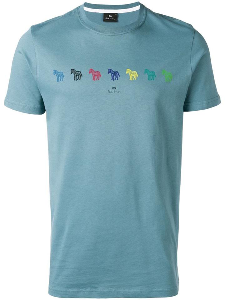 Ps Paul Smith Printed T-shirt - Blue