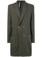 Low Brand Double Breasted Midi Coat - Green