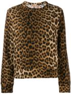 Nº21 Leopard Print Sweatshirt - Brown