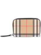 Burberry Toby Checked Wallet - Brown