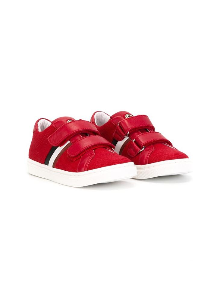 Moncler Kids New Monaco Sneakers, Boy's, Size: 22, Red