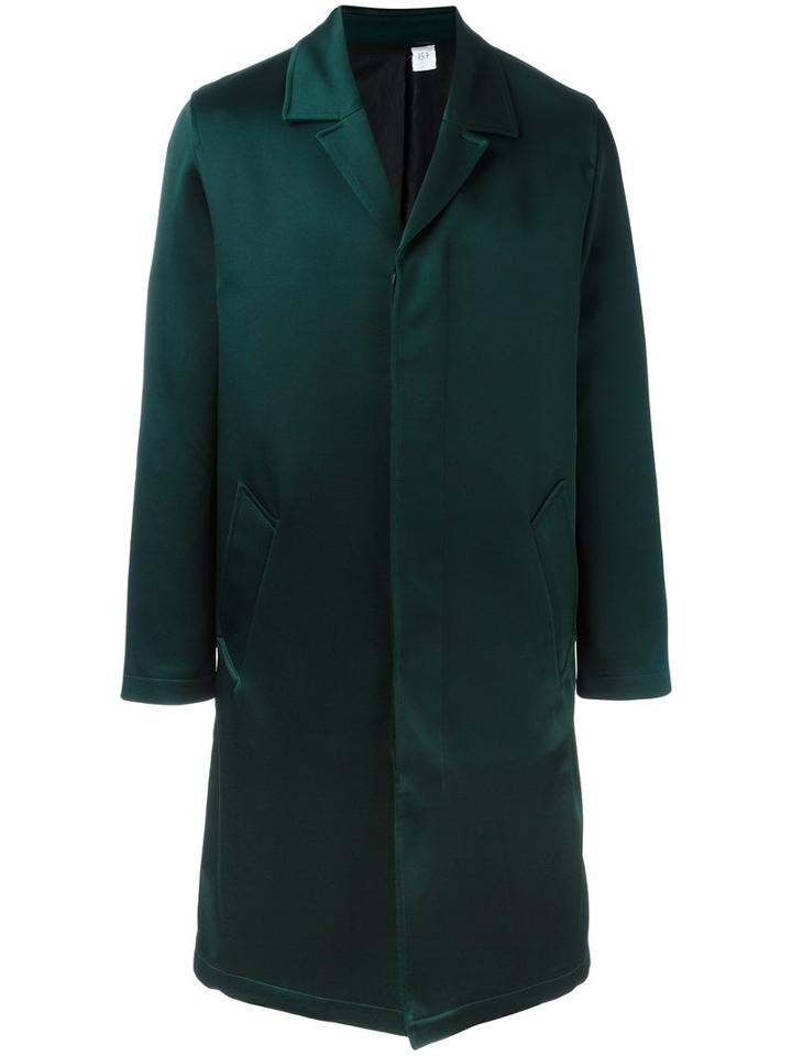Ami Alexandre Mattiussi Half Lined Coat, Size: 52, Green, Acetate