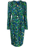 P.a.r.o.s.h. Printed Wrap Dress - Green