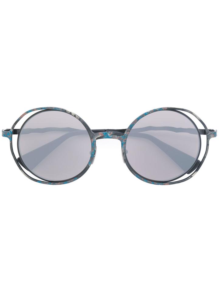 Kuboraum Round Sunglasses - Grey