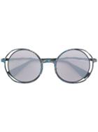 Kuboraum Round Sunglasses - Grey