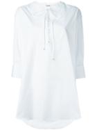 Ermanno Scervino Oversized Shirt, Women's, Size: 46, White, Cotton