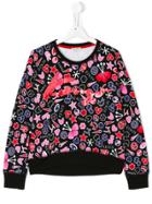 Kenzo Kids Logo Print Sweatshirt - Black