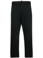 Dsquared2 Embroidered Stripe Trousers - Black
