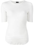 Joseph Round Neck T-shirt, Women's, Size: Medium, Nude/neutrals, Cotton