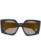 Courrèges Eyewear Square-frame Sunglasses - Black