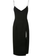 Christopher Esber Ribeiro Contoured Slit Dress, Women's, Size: 12, Black, Polyester