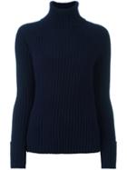 Erika Cavallini 'zenia' Jumper, Women's, Size: Medium, Blue, Virgin Wool