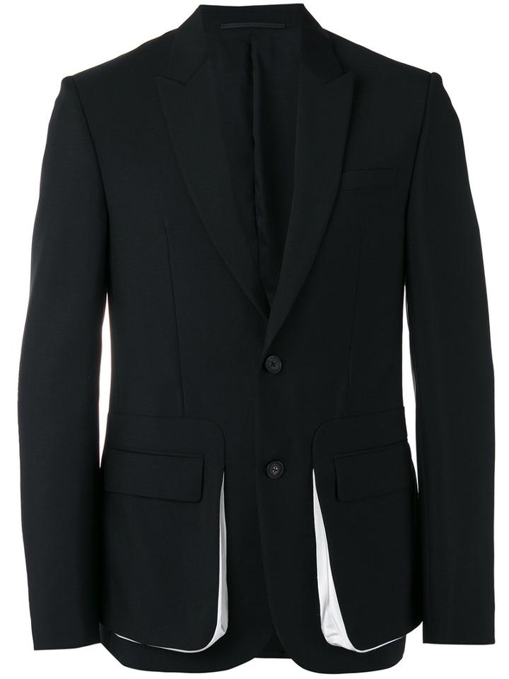 Givenchy - Double Faced Blazer - Men - Silk/polyester/viscose/wool - 48, Black, Silk/polyester/viscose/wool