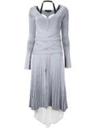 Proenza Schouler Ribbed V-neck Dress