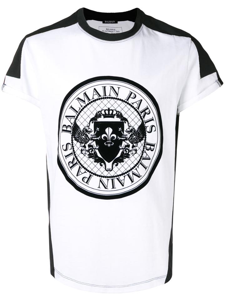 Balmain Printed T-shirt - White