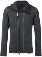 Masnada Cropped Zipped Jacket, Men's, Size: 50, Grey, Cotton/polyamide/cashmere