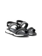 Dsquared2 Kids Logo Strap Sandals - Black