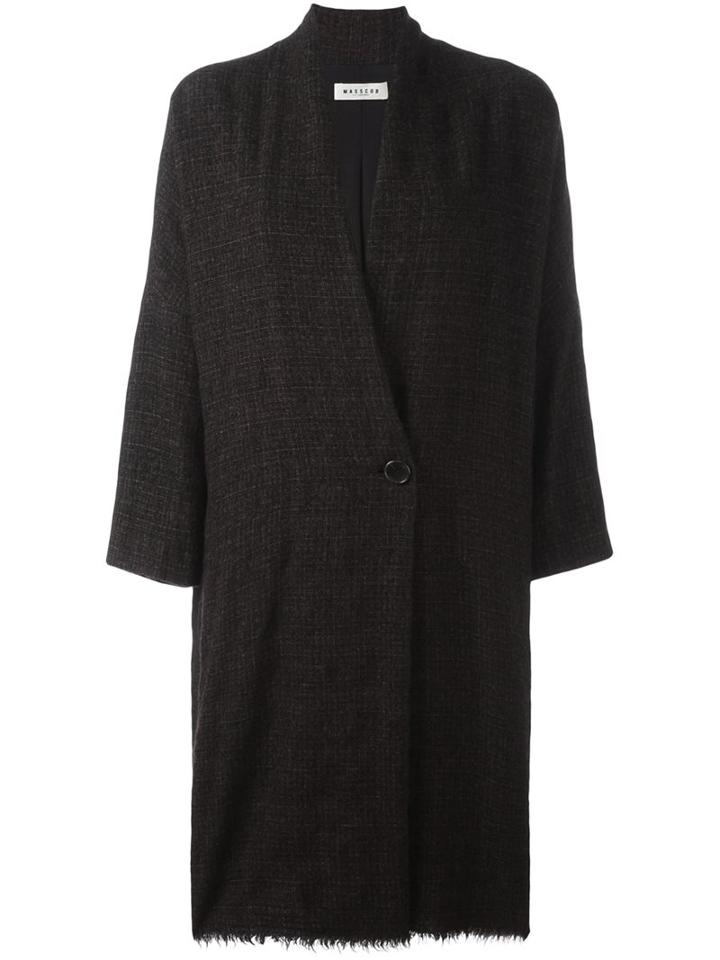 Masscob Raw Hem Coat