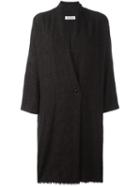 Masscob Raw Hem Coat