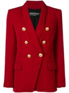 Balmain Classic Double-breasted Blazer - Red